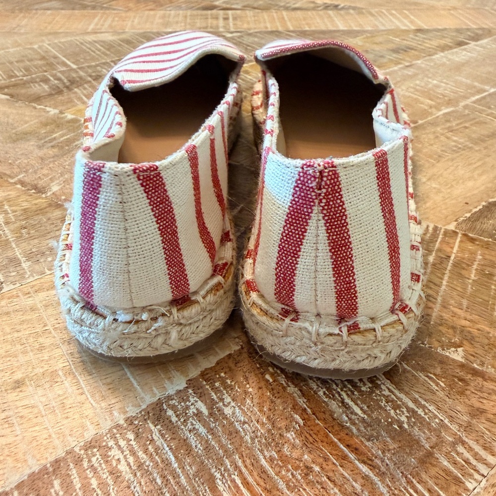 Time and Tru Red & White Striped Slip-On Espadrilles - Picture 7 of 7